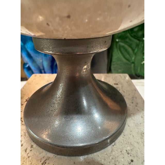 Vintage Philippe Barbier Sculptural Lamps - a Pair For Sale - Image 11 of 12