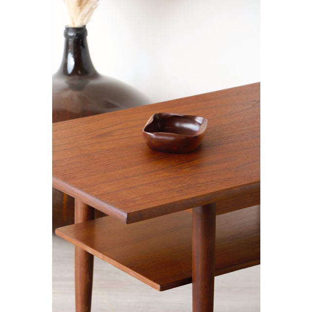 1960s Vintage Scandinavian Teak Coffee Table, Denmark, 1960s For Sale - Image 5 of 14