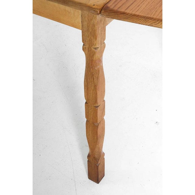 Danish Dining Table W Removable Drop Leaves & Extensions For Sale - Image 12 of 16