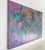 Wood Abstract Cubist Polychrome Cityscape With Purple and Turquoise For Sale - Image 7 of 13