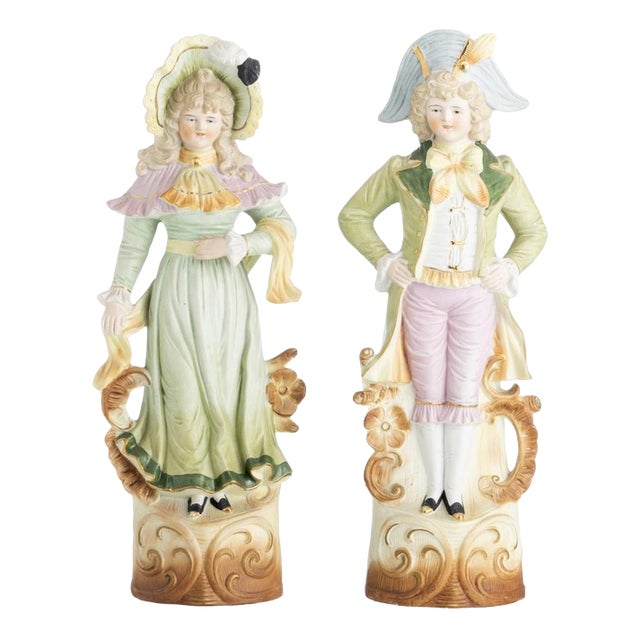 19th Century Porcelain Figures, Set of 2 For Sale