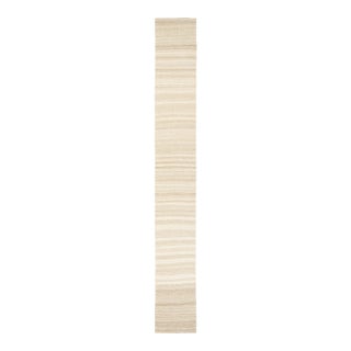 Vintage Mazandaran Kilim Extra Long Runner in Beige Hues, by Rug & Kilim, 1940-1949 For Sale
