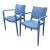 Tilia Specto-Xl Blue Armchairs, Pair For Sale