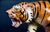 Vintage Leather Sculpture Depicting a Tiger, Italy, 1970s For Sale - Image 9 of 11