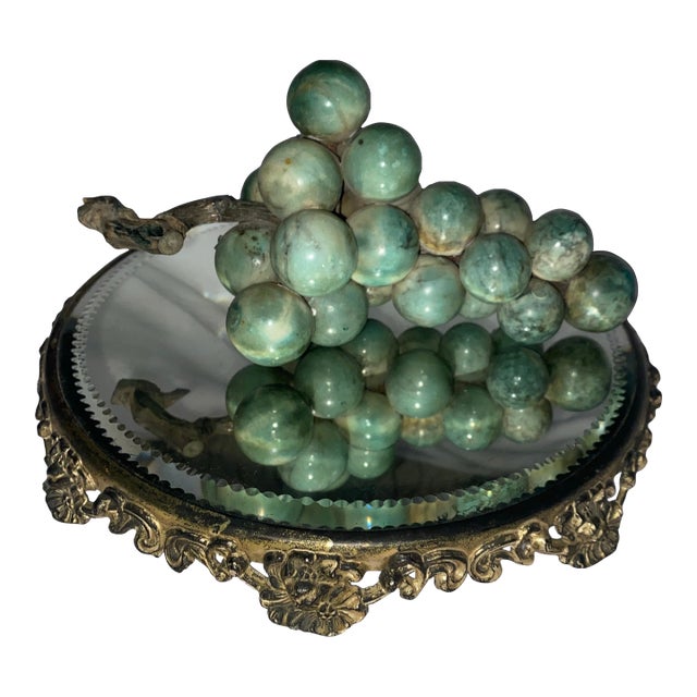 Stone Alabaster Grape Cluster For Sale