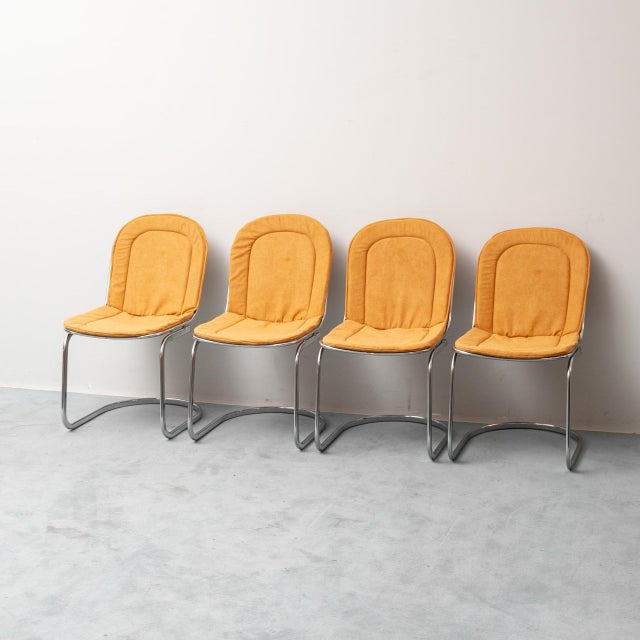 Vintage Chairs attributed to Gastone Rinaldi, 1970s, Set of 4 For Sale - Image 12 of 12