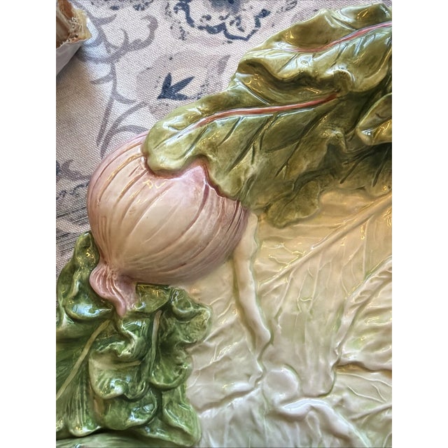 Fitz and Floyd Vintage Fitz and Floyd French Market Ceramic Platter For Sale - Image 4 of 9