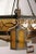 Metal 1940s French Iron With Amber Glass Chandelier For Sale - Image 7 of 9