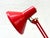 Mid-Century Articulated Desk Lamp in Red, 1970s For Sale - Image 12 of 17