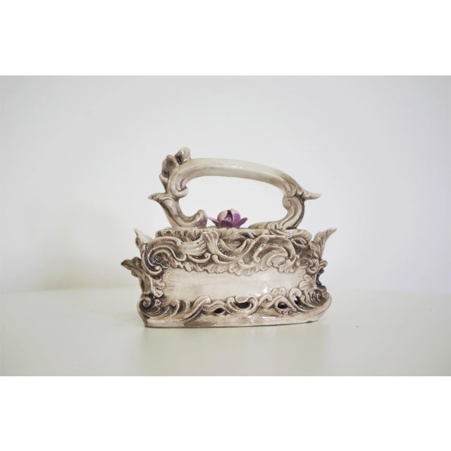 Ceramic Clothes Iron from Capodimonte, 1960s For Sale - Image 12 of 12