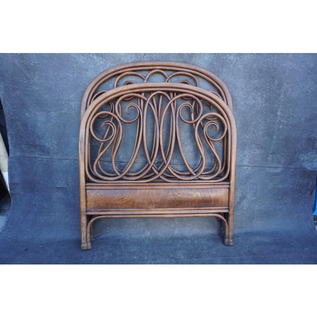 1900 - 1909 Early 20th Century Original Thonet Bentwood Single Frame Bed For Sale - Image 5 of 8