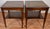 1930s Regency Style Mahogany & Leather Top Pair of Side Tables / End Tables For Sale - Image 12 of 16