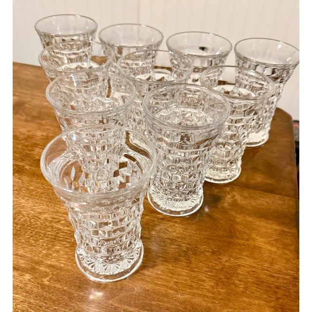 Fostoria 1930's American Flared Glass Set - 10pcs For Sale - Image 10 of 12