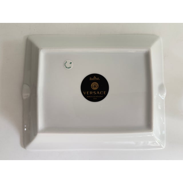 Early 21st Century Barocco Holiday Christmas Limited Edition Ashtray by Versace for Rosenthal, 2020 For Sale - Image 5 of 9