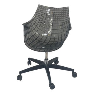 Christophe Pillet Driade Meridiana Hard Plastic Design Chair Desk Chair Adjustable Height Black Base One in Stock! For Sale