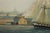 1980s Artist Signed Oil on Canvas Tall Ships Painting For Sale - Image 5 of 14