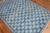 Mid 20th Century Vivid Blue Vintage Turkish Deco Rug - 5'3" x 8'3" For Sale - Image 5 of 10
