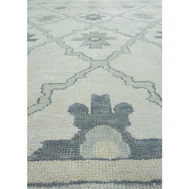 Early 21st Century Turkish Oushak Rug 12'6" x 14'7" #18099 For Sale - Image 5 of 8