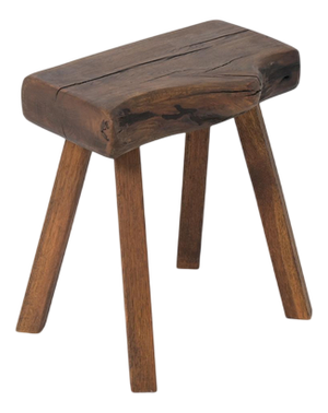 Brutalist Stool from Mobichalet, 1950s