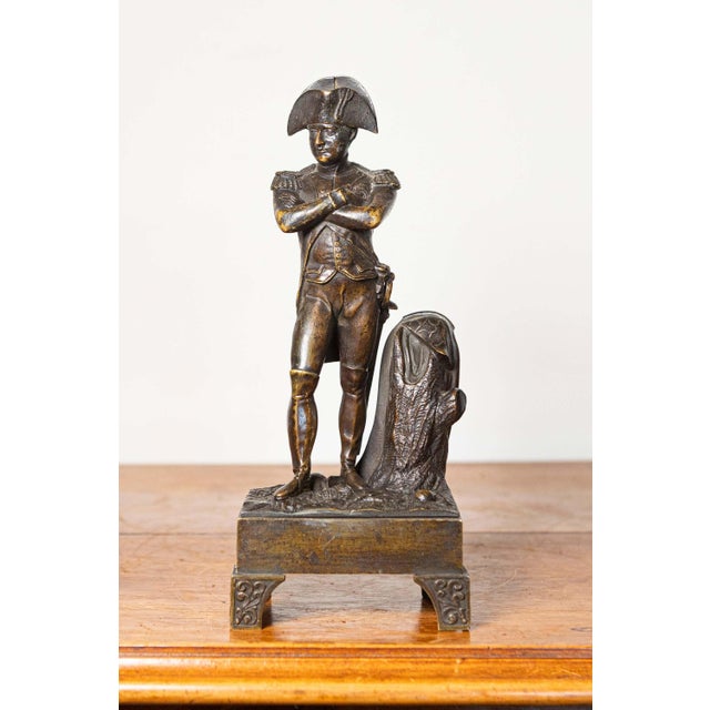 19th Century French Bronze Statuette of Napoleon Bonaparte For Sale - Image 4 of 11