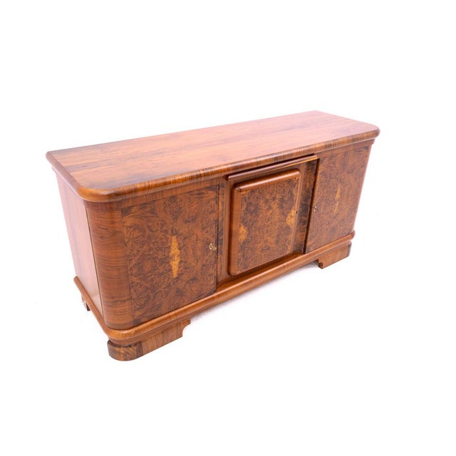 Large Art Deco Chest of Drawers, Poland, 1940s For Sale - Image 3 of 15