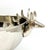 Vintage Polished Stainless Steel Deer Head Pedestal Bowl / Wine Cooler – Equestrian / Lodge / English Country For Sale - Image 10 of 11