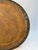 Brass Large Vintage Engraved Brass Tray With Botanical Decoration and Scalloped Rim For Sale - Image 8 of 13