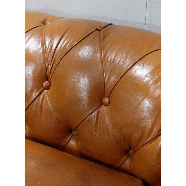 Late 19th Century Leather Chesterfield Sofa For Sale - Image 4 of 18