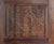 Mid-Century Modern Vintage Hand-Carved Floral Wood Barn Doors | Natural Resort-Style Statement Doors 96 For Sale - Image 3 of 7