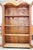 Display Cabinet in Fir & Carved Walnut, 1900s, in Good conditions. Designed 1890 to 1919