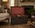 Charles II Wrought-Iron Mounted Brass-Studded Leather Coffer Trunk With Drawers For Sale In Los Angeles - Image 6 of 12