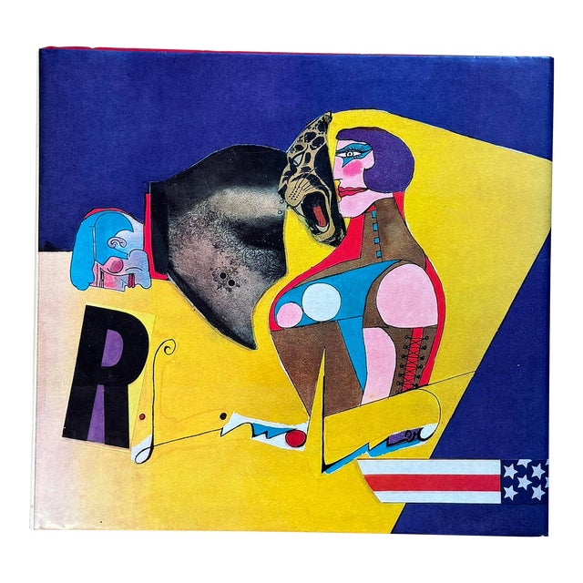 Vintage Mid Century Modern Richard Lindner 1st Edition Hardcover Art Book With Full Color Plates For Sale
