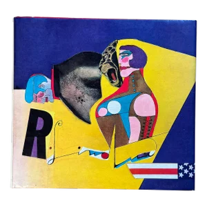 Vintage Mid Century Modern Richard Lindner 1st Edition Hardcover Art Book With Full Color Plates