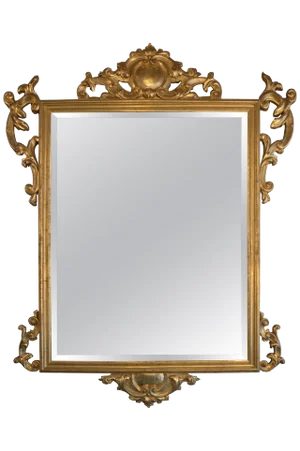 Antique Water Giltwood Mirror