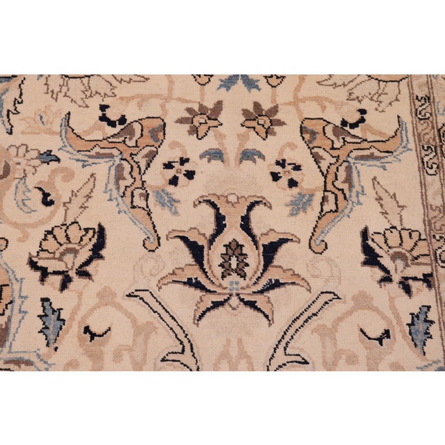 1990s Classic Ziegler Beige Tan Hand-Knotted Wool Rug - 8'11'' X 12'5'' For Sale - Image 5 of 8