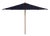 Velop 7.5Ft Squre Wooden Pulley Market Umbrella (No Tilt), Navy For Sale