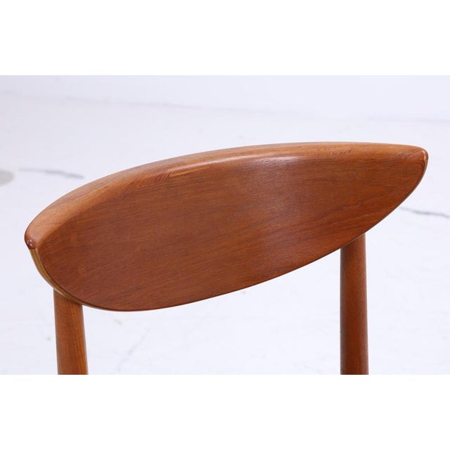 Mid-Century Danish Teak and Cord Chairs by Peter Hvidt & Orla Molgaard-Nielsen, Set of 2 For Sale - Image 6 of 11