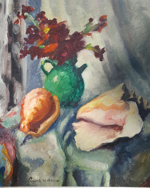 Early 20th Century Still Life With Shell by Constantin Font