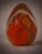 Mid-Century Modern Orange Murano Art Glass Egg, Italy, 1980s For Sale - Image 9 of 9