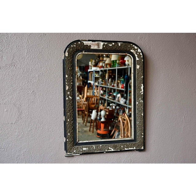 Large Antique Louis Philippe Bohemian Mirror, 1920s For Sale - Image 13 of 13