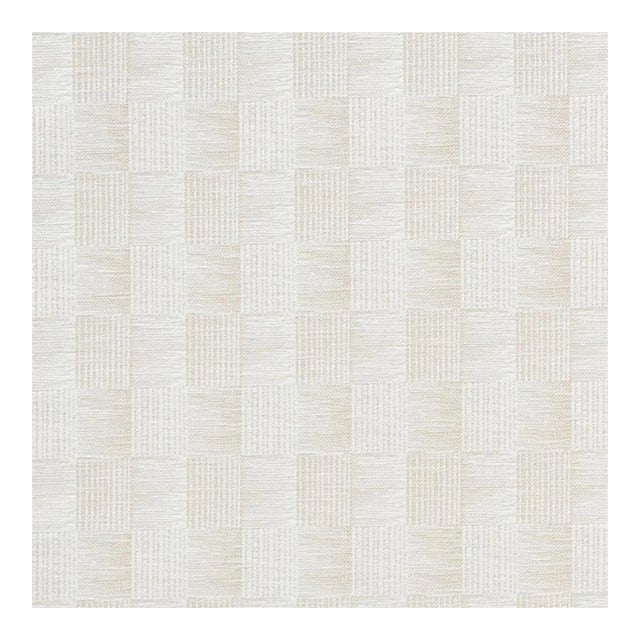 Sample - Schumacher Terra Mar Indoor & Outdoor Fabric in Natural For Sale