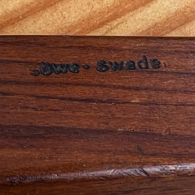 AMBIANIC presents 1960s Modern Teakwood Metal Nutcracker by Söwe Konst Sweden 11 x 5.5 x 1 Stamped Sowe Sweden Preowned...