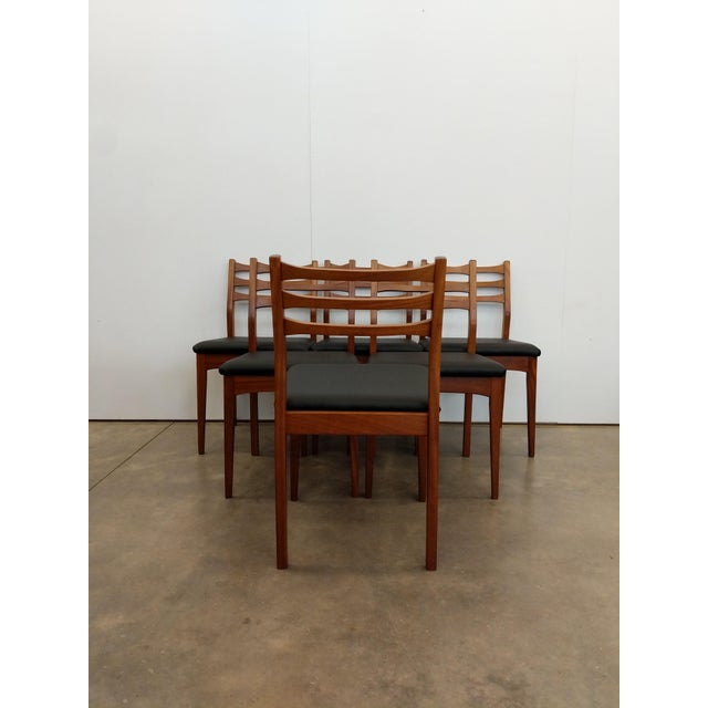Mid-Century Modern Set of 6 Vintage Mid Century Modern Dining Chairs For Sale - Image 3 of 8