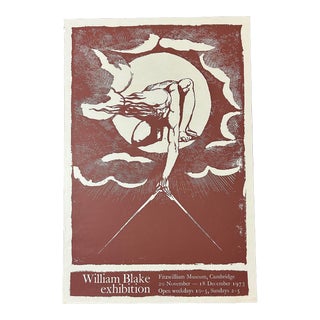William Blake “The Ancient of Days” 1973 Exhibition Poster For Sale