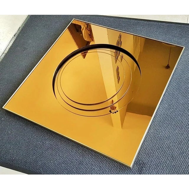 Italian Bronze Mirror by Giannoli, 1960s For Sale - Image 11 of 18