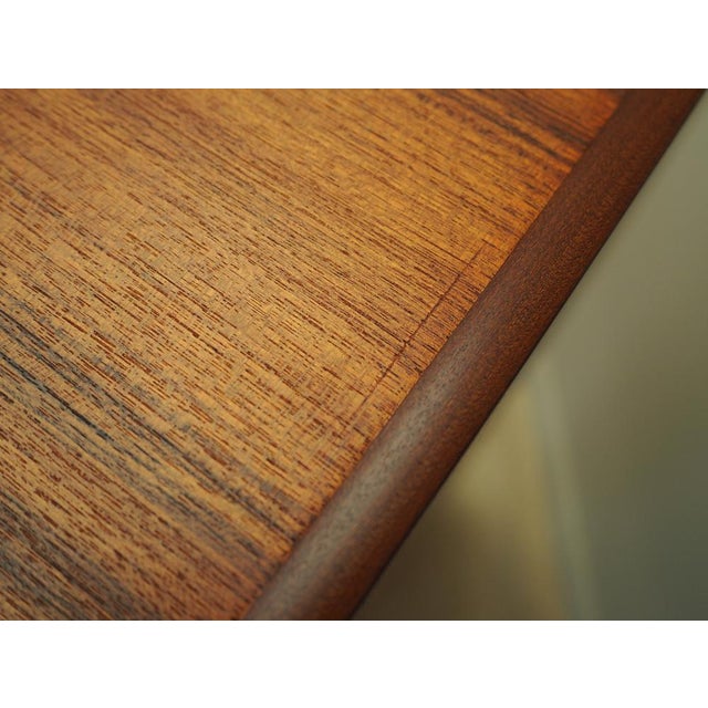 Brown Danish Teak Chest of Drawers, Denmark, 1970s For Sale - Image 8 of 13