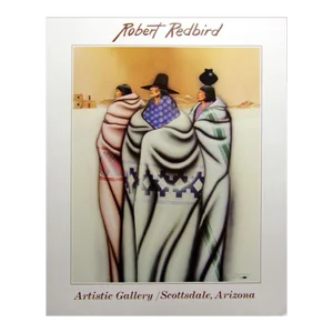 Robert Redbird "Three Figures" Unsigned Offset Lithograph Poster
