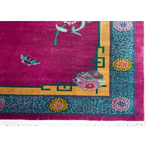 Early 20th Century Chinese Art Deco Rug For Sale - Image 4 of 12