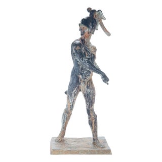 Roman Warrior in Bronze, 1890s For Sale