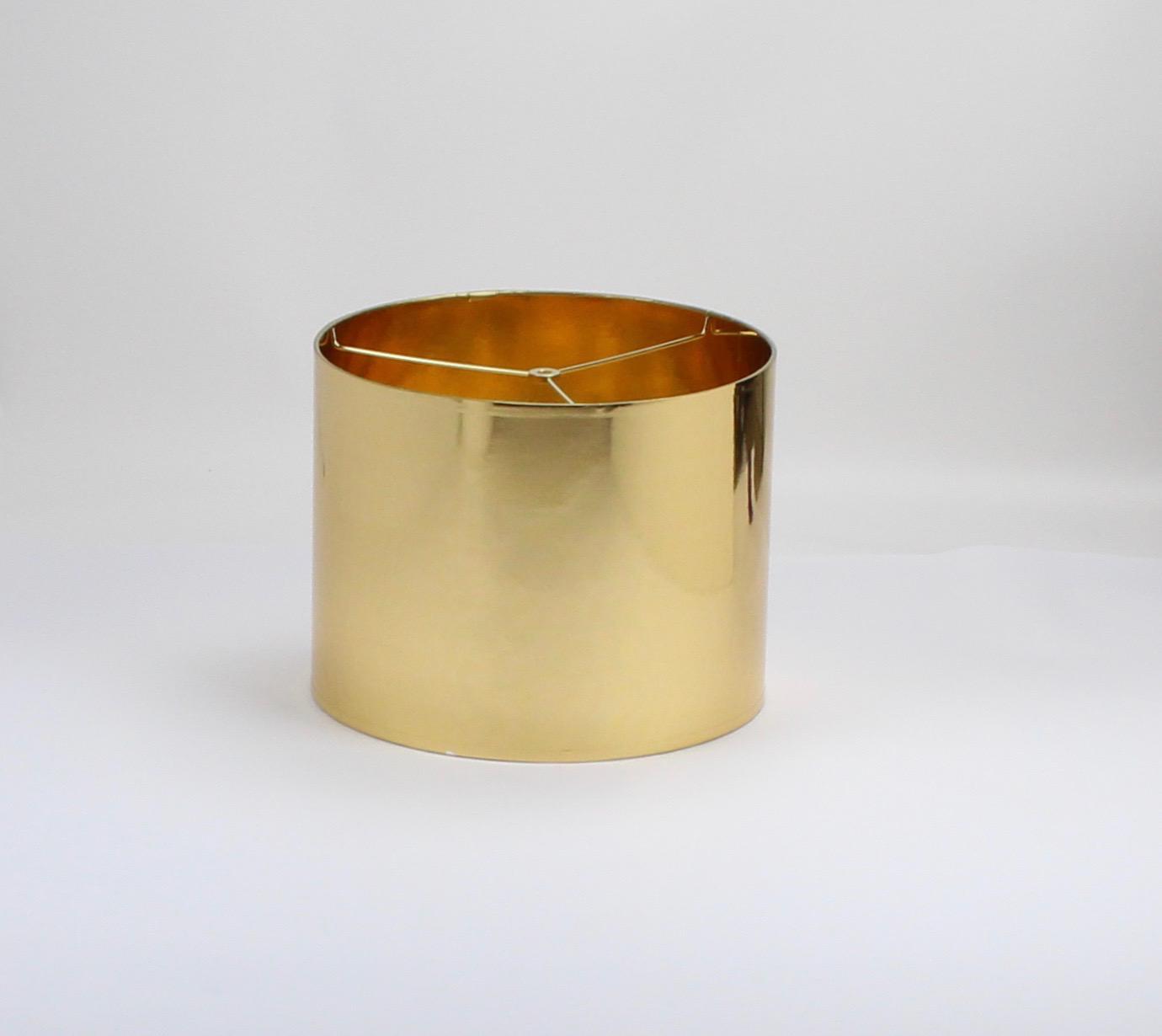 small gold lamp shade
